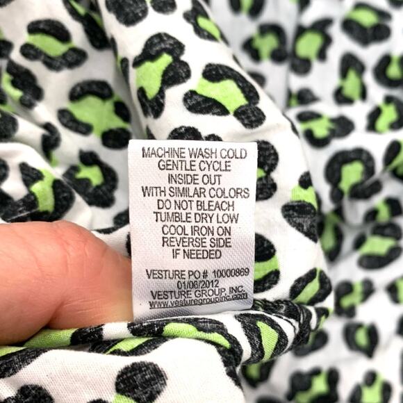 Lime Green Animal Print Halter Dress - Picture 8 of 8